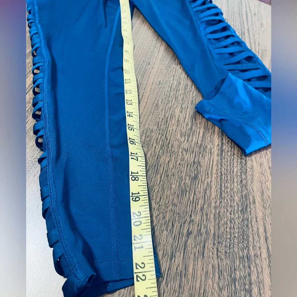 Avia Women's Leggings in Vibrant Blue - Picture 8 of 8